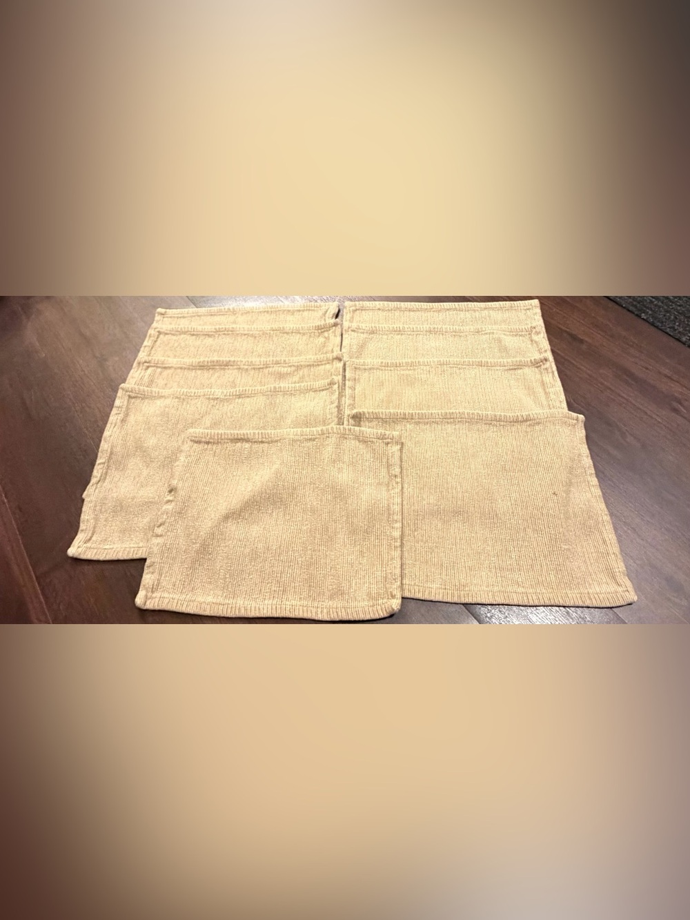 9 Tan Placemats